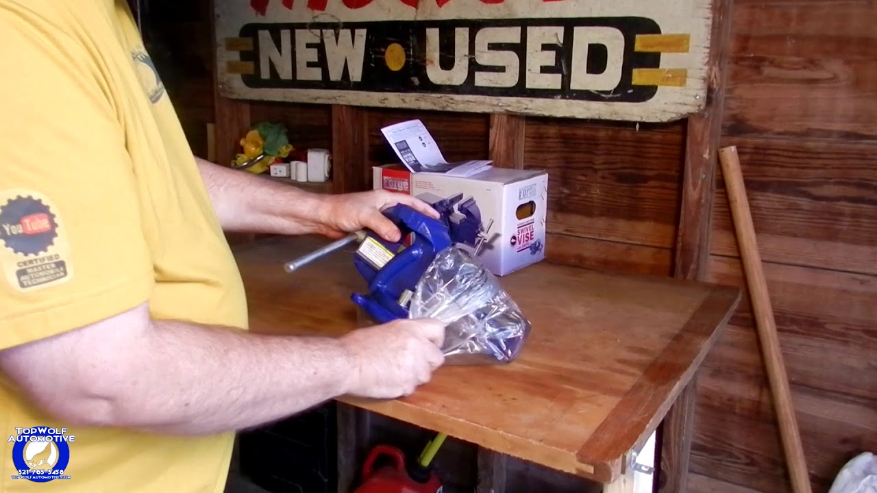 Harbor Freight Central Forge 4 in Vise - YouTube