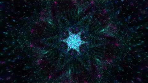 4K  Floating Star in space Motion Background 2160p Animation