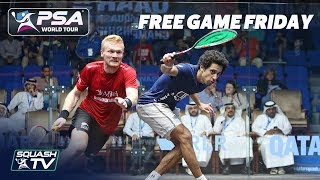 Squash: "What a brutal game!" - Momen v Makin - Free Game Friday