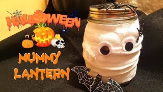 Halloween Mummy Lantern | Dollar Tree DIY | CamiCakes