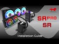 How to install the inwin sr  sr pro series liquid cpu cooler  pc cooling  inwin