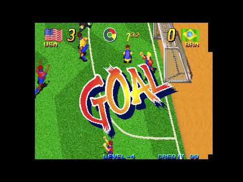 Pleasure Goal 5 on 5 Mini Soccer Longplay (Arcade Game) - As USA