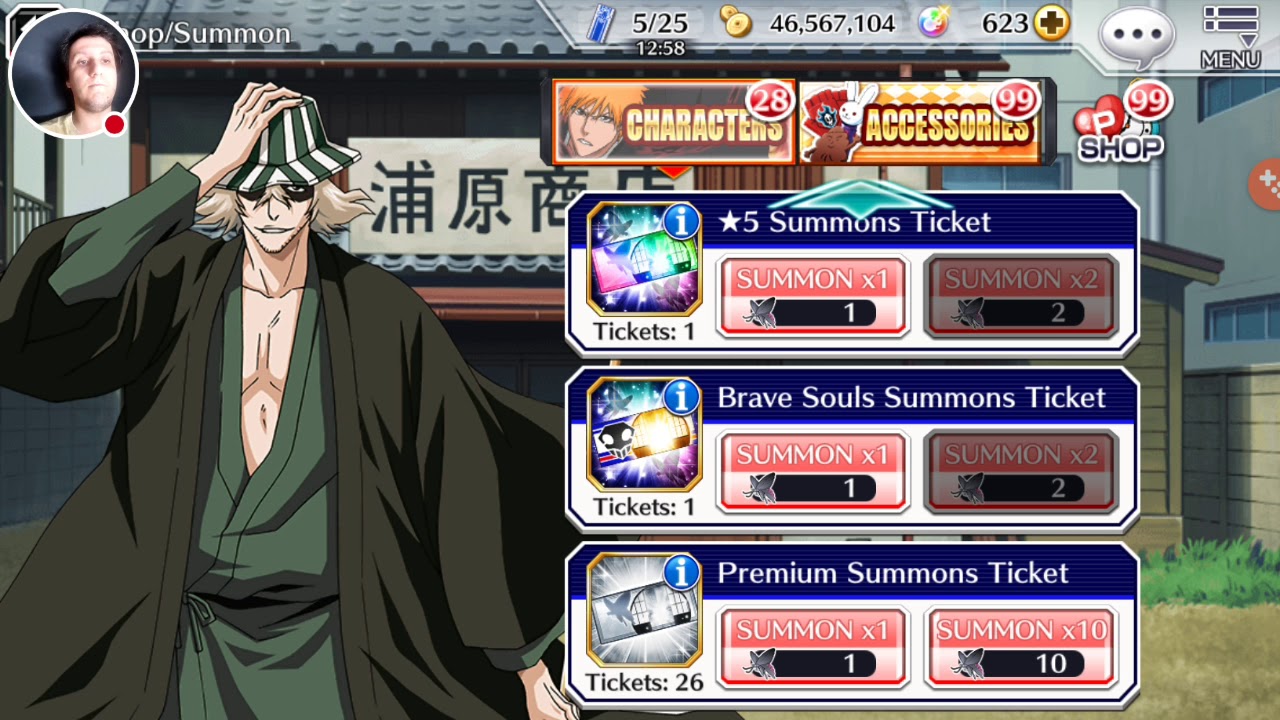 5* ticket + Heart Attribute Summons
