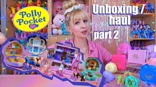 Part 2  vintage Polly Pocket unboxing/ haul  90s girl toys