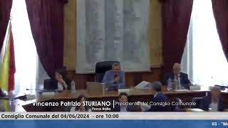 Consiglio Comunale Marsala - Seduta del 04-06-2024 - YouTube