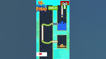 inavb Save the Fish Level 21 Android Gameplay #shorts #savethefish by inavb