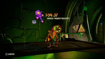 Crash 4 - No Triple Spin Dev Time Trial - Nitro Processing  - 1:54.37
