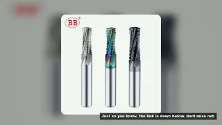 BB Thread Mill Solid Carbide CNC Milling Cutting Tool Full Tooth ISO Inch Pitch Nano Coated M3 M4 M5