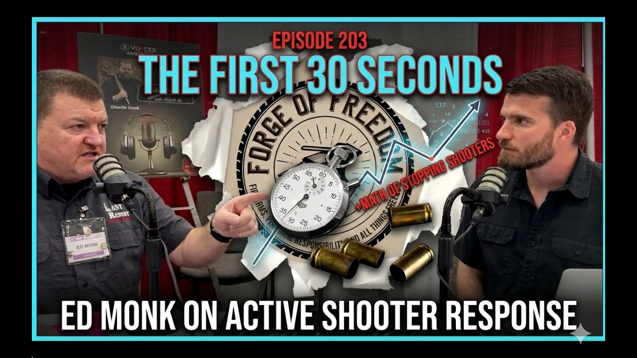 Episode 203. The First 30 Seconds: Ed Monk on the Time & Math of Stopping Active Shooters