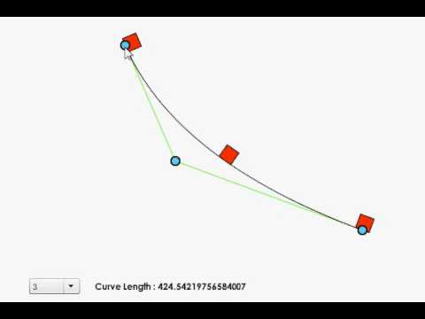 Flash AS3 Bezier Curve