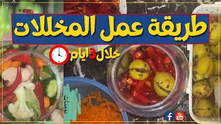 ازاي نعمل كل انواع المخللات وتاكلهم بعد ٣ايام | دلع كرشك