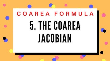 Coarea Formula- Jacobian Determinant