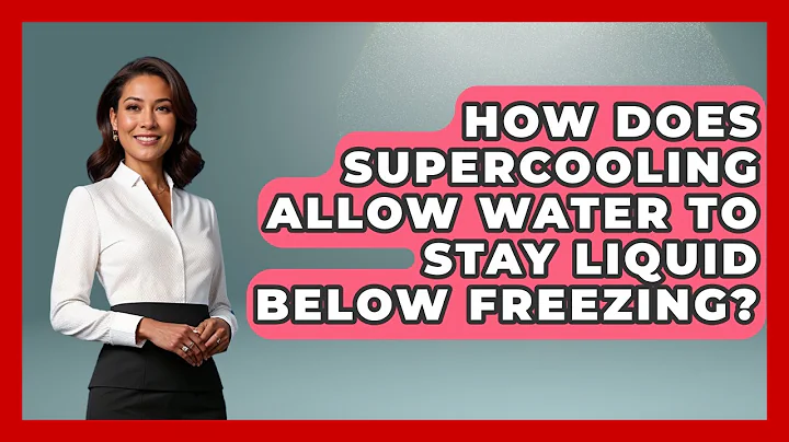 How Does Supercooling Allow Water To Stay Liquid Below Freezing? - Thermodynamics For Everyone