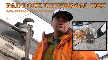 Tip of the Week - Locks and Pipe Wrenches