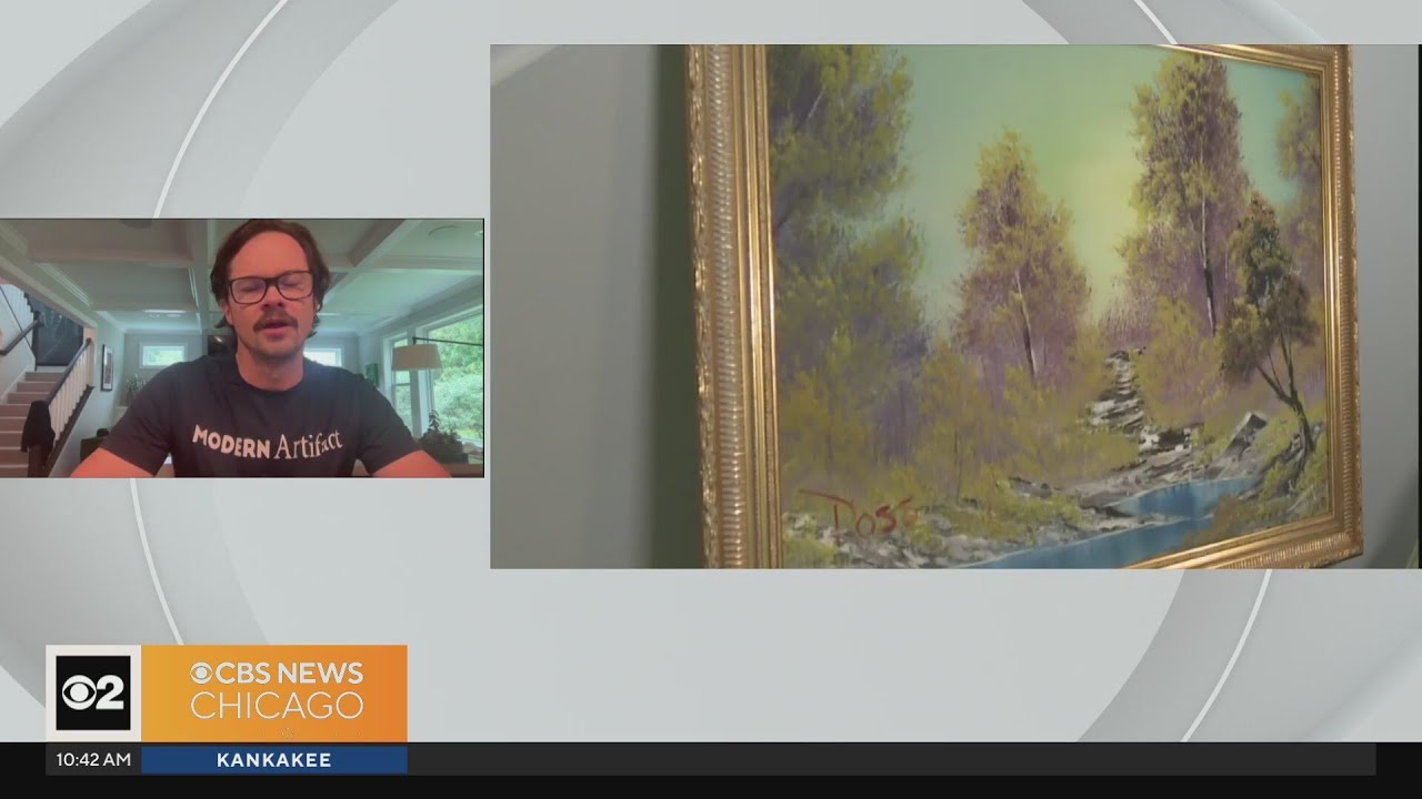 Buy Bob Ross' first TV painting for $9.85 million