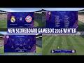PES 2017 NEW SCOREBOARD GAMEBOX WINTER 2026 FOR ALL PATCH