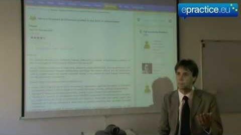 SOA workshop: Interview with Serge Novaretti - EC