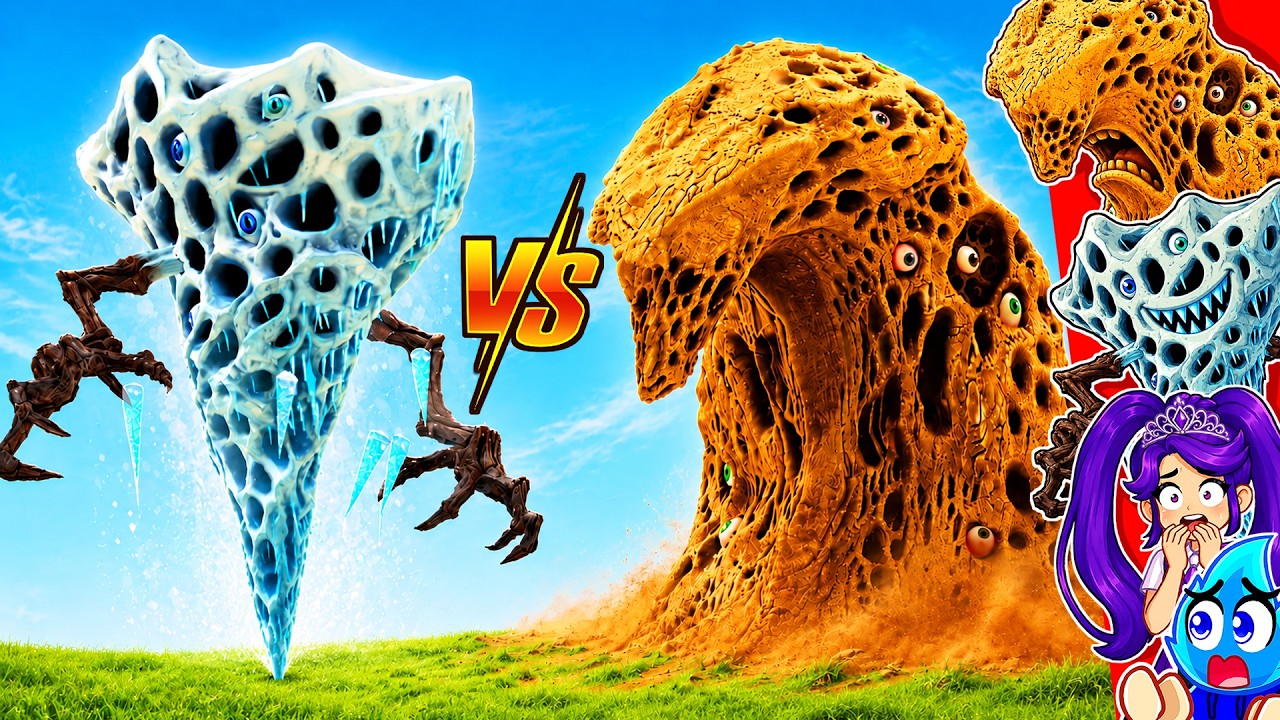 LIVING SAND STORM VS LIVING SNOW STORM IN GMOD..?!