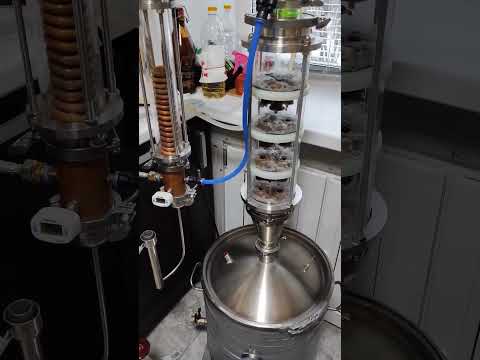 Медная колпачковая колонна #андрейсэмов #самогон #колпачковаяколонна