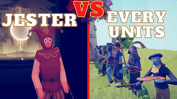 🏹JESTER vs EVERY UNITS🗡😀😀- Totally Accurate Battle Simulator