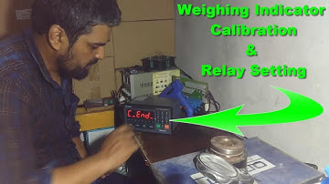 Migun MI 2000 A Weighing Indicator Calibration or Relay Setting | Migun weighing indicator