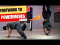 Basic Footwork To Powermoves Combo by Bimal Rana | BBoy Tutorial