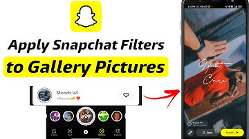 How to Apply Snapchat Filters to Gallery Pictures | Gallery ki photo pe snapchat filter kaise lagaye