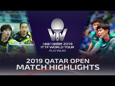 Mima Ito/Masataka Morizono vs Lin Yun-Ju/Cheng I-Ching | 2019 ITTF Qatar Open Highlights (1/2)