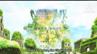 Robin found the Golden City of Shandora - Sky Island Arc [One Piece] 1080p