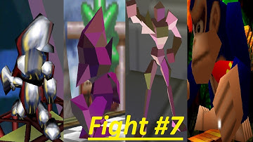 SSB64 - Metal Mario VS Polygon Luigi VS Polygon C Falcon VS Giant DK