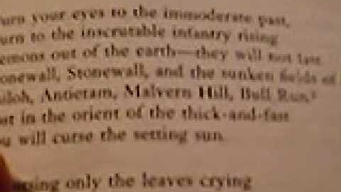 Ode to the Confederate Dead by Allen Tate