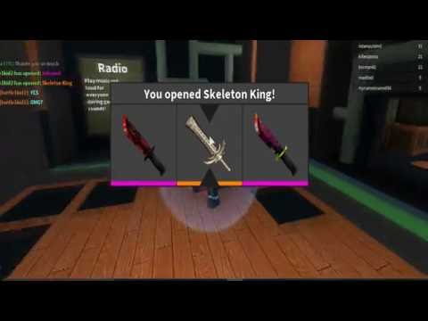 I Got Skeleton King Knive In Assassin Youtube - assassins roblox codes poke