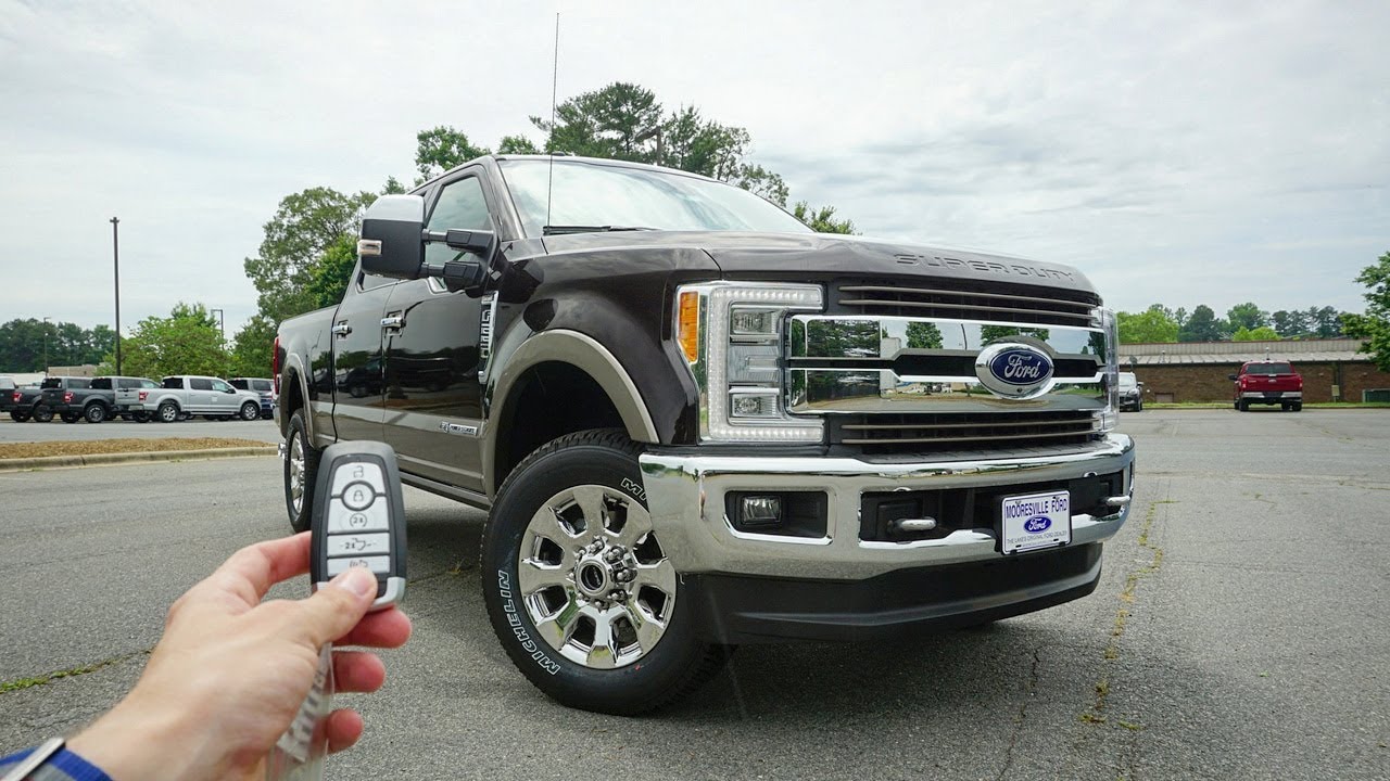 2018 Ford F 250 Super Duty King Ranch Start Up Walkaround Test 2018 Ford F 250 Super Duty King Ranch Start Up Walkaround Test Drive And Review