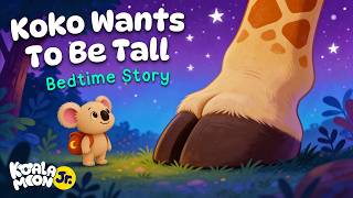 Baby Koko Wants To Be Tall 🦒 🌙 Perfect Toddler Bedtime Stories 💤 with Relaxing Baby Sleep Music screenshot 3