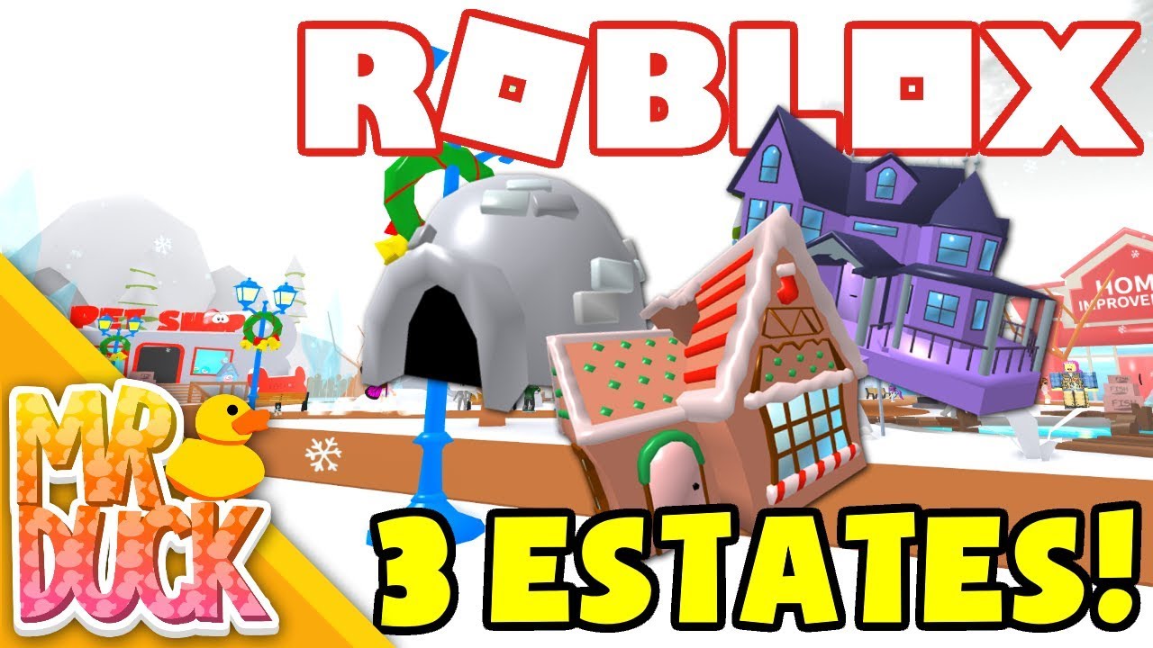 Roblox Meepcity Winter Update 3 New Estates New Furniture Activities And More Youtube