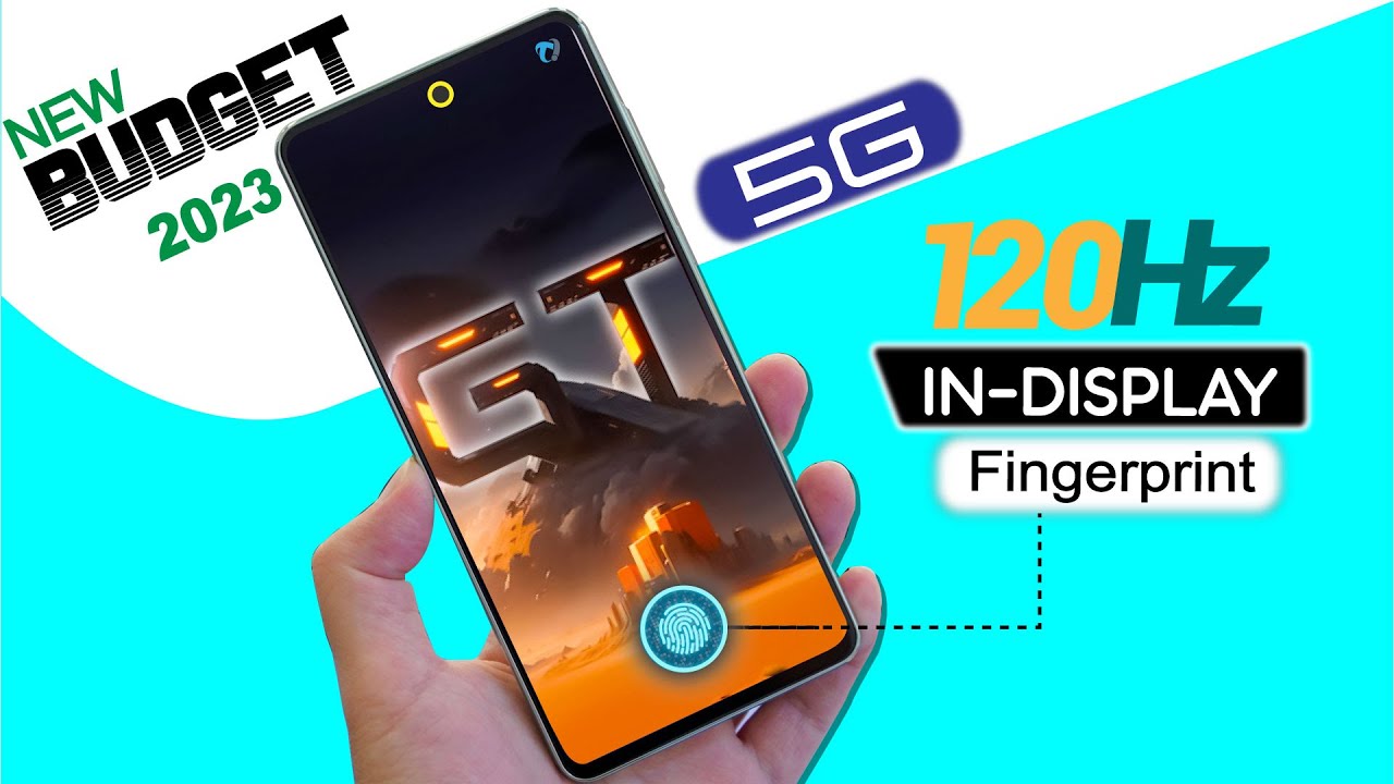 TOP 5 Budget in display Fingerrint 5G Phones 2023
