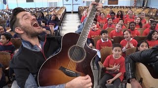 Video voorbeeld van ""Don't Give Up On Me" Andy Grammer ft. PS22 Chorus"