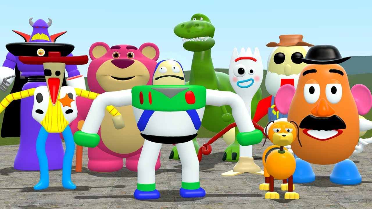 All Toy Story 3D Memes Nextbot In Garry's Mod