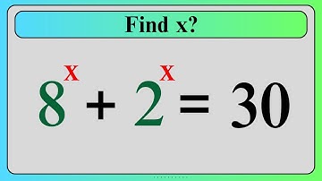 Nice Exponent Math Simplification | Find the Value of X
