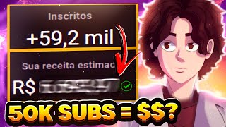 QUANTO GANHO DO YOUTUBE COM 50 MIL INSCRITOS ? l + COMO SACAR O DINHEIRO DO YOUTUBE