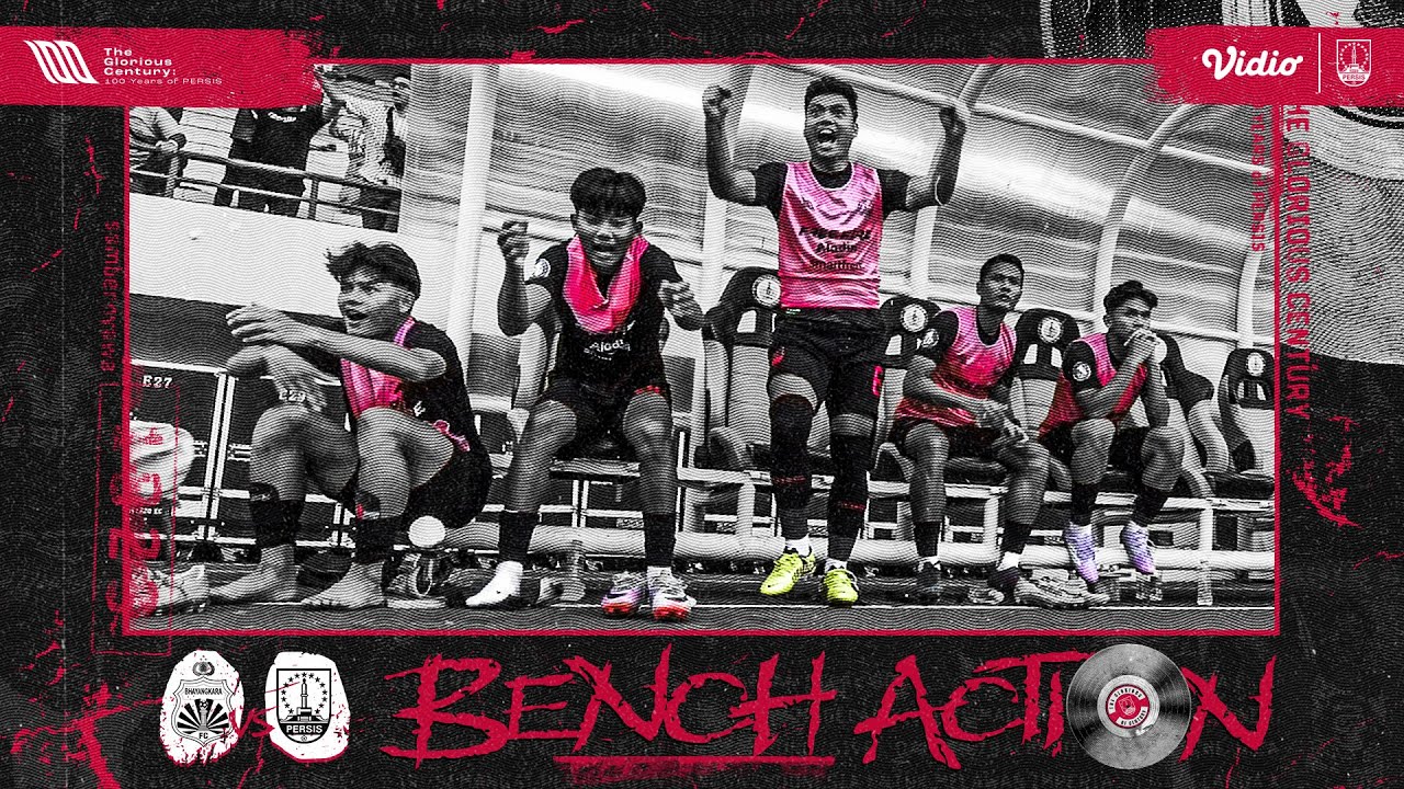 Dukungan Penuh Demi Kemenangan!! 💺🔴 | Bench Action | Bhayangkara FC vs ...