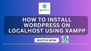 How to Install WordPress on Localhost using XAMPP #wordpress #website #motivation #mindset