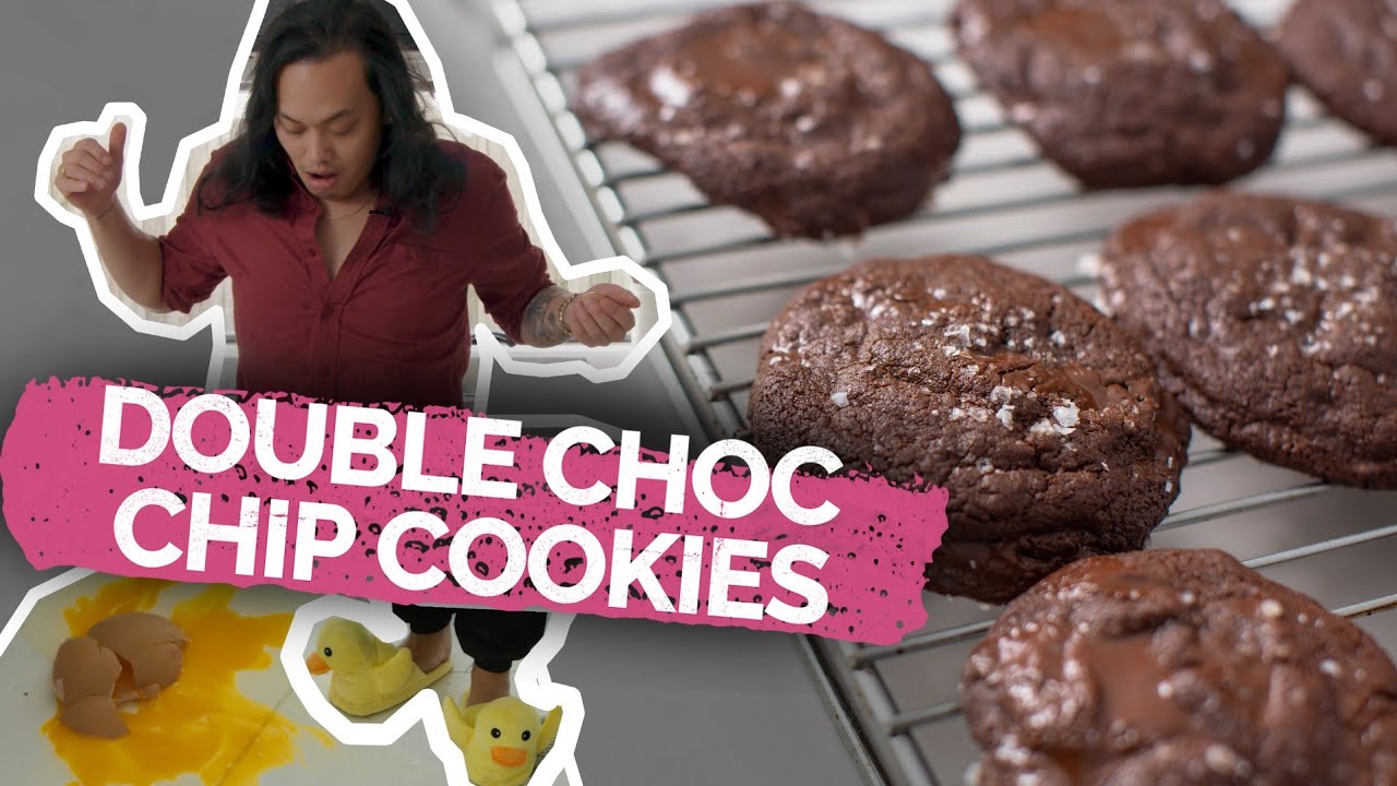 So, let's cook double choc cookies