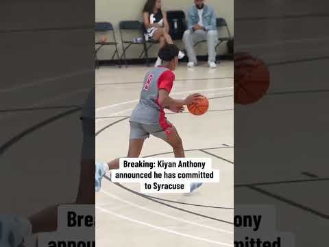 Kiyan Anthony has committed to Syracuse 🟠