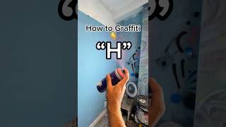 How To Easy Graffiti Letter “H” #Graffiti