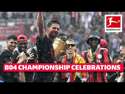 Bayer Leverkusen Championship Party | Xabi Alonso & Co. Celebrate The Double