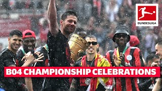 Famous Bayer Leverkusen Championship Party | Xabi Alonso & Co. Celebrate The Double Wealth