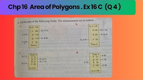 Ex 16 C ( Q4 ). Chp 16 Area of Polygons. Class 8. Oxford Maths.