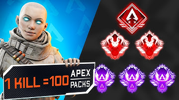 My MOST EXPENSIVE & Final Video... Every Kill = 100 Apex Packs... but with TOP 0.01% PLAYERS!