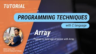 Exercise #1 (2D Array): Program enter ages with custom row and column using for loop